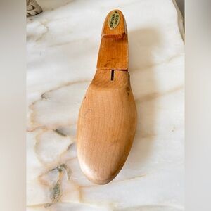 National Shoes Vintage Men’s Wooden Left Shoe Tree Screw to Adjust ONLY 1
